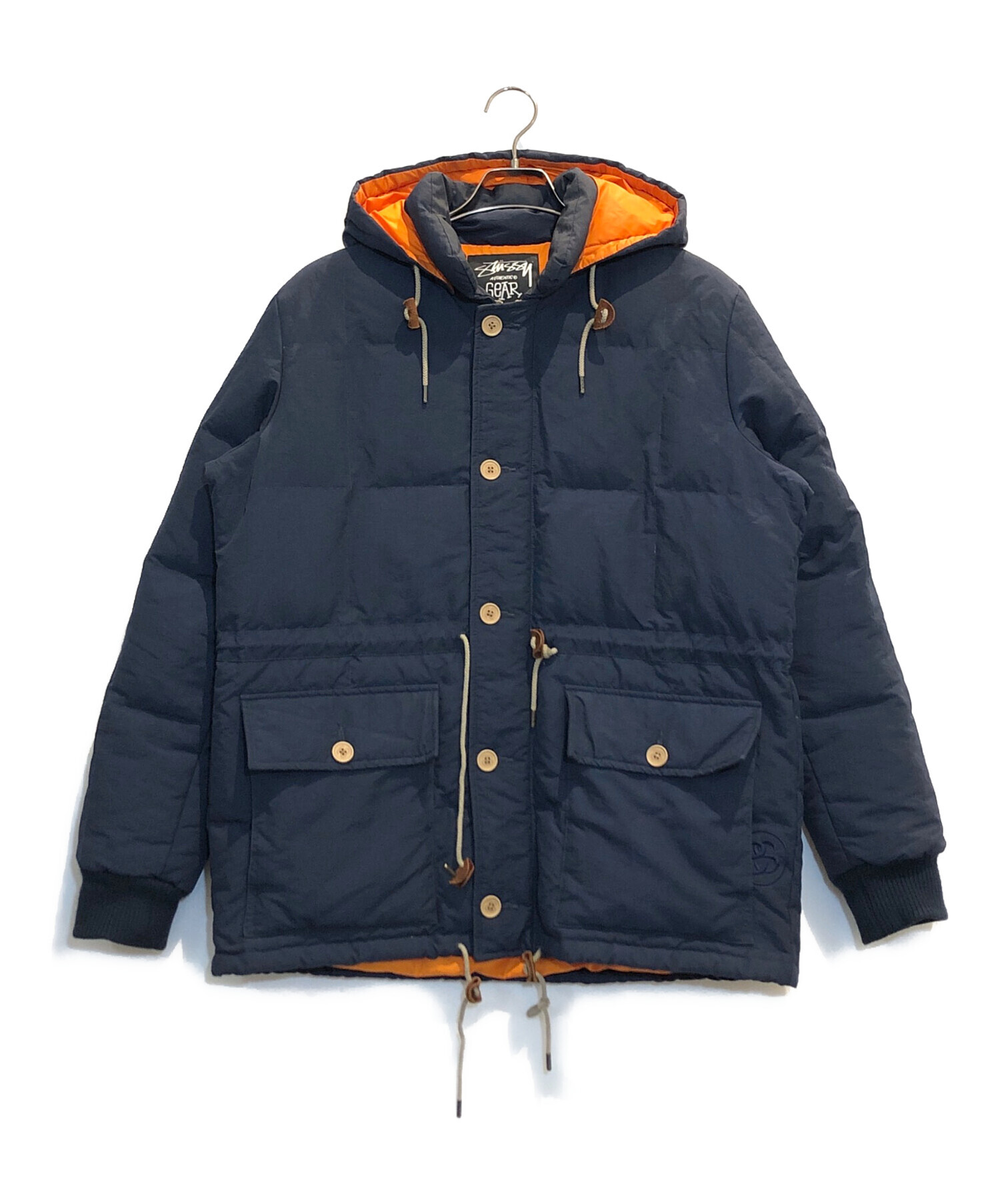 中古・古着通販】stussy (ステューシー) ダウンジャケット ネイビー