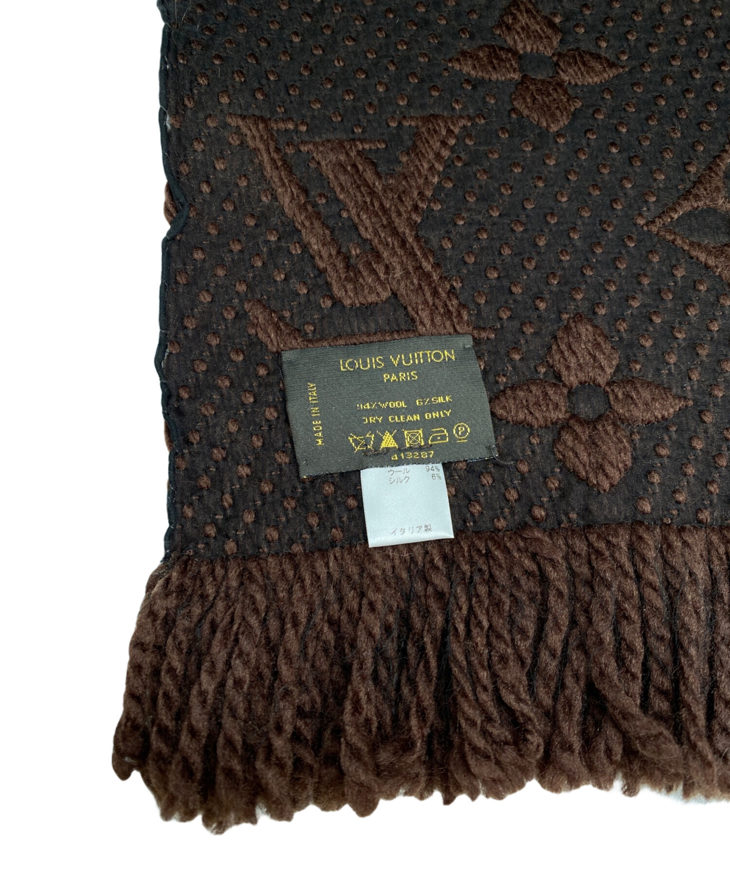 中古・古着通販】LOUIS VUITTON (ルイ ヴィトン) エシャルプ・ロゴ