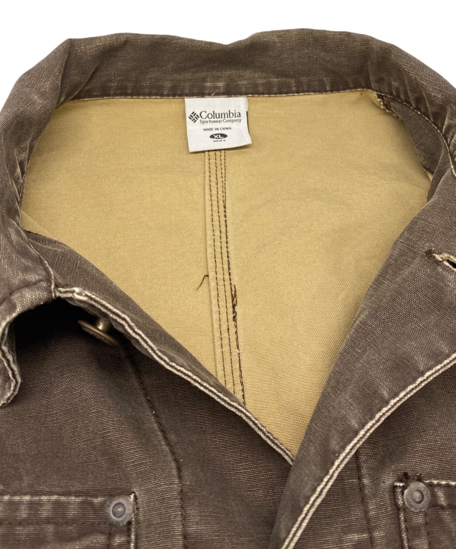 中古・古着通販】Columbia (コロンビア) カバーオール ブラウン サイズ