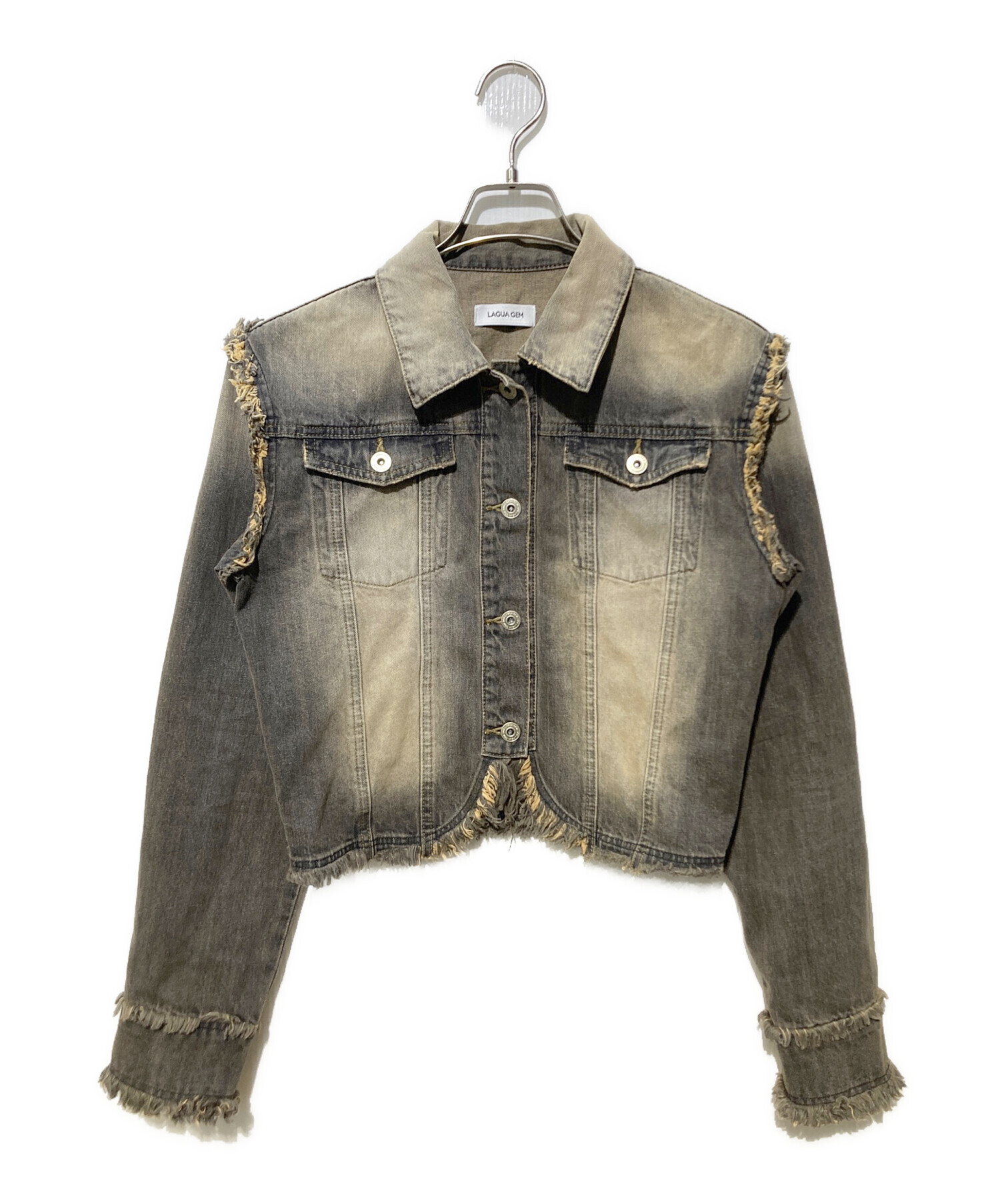 中古・古着通販】LAGUA GEM (ラグアジェム) CUT OFF COMPACTデニム