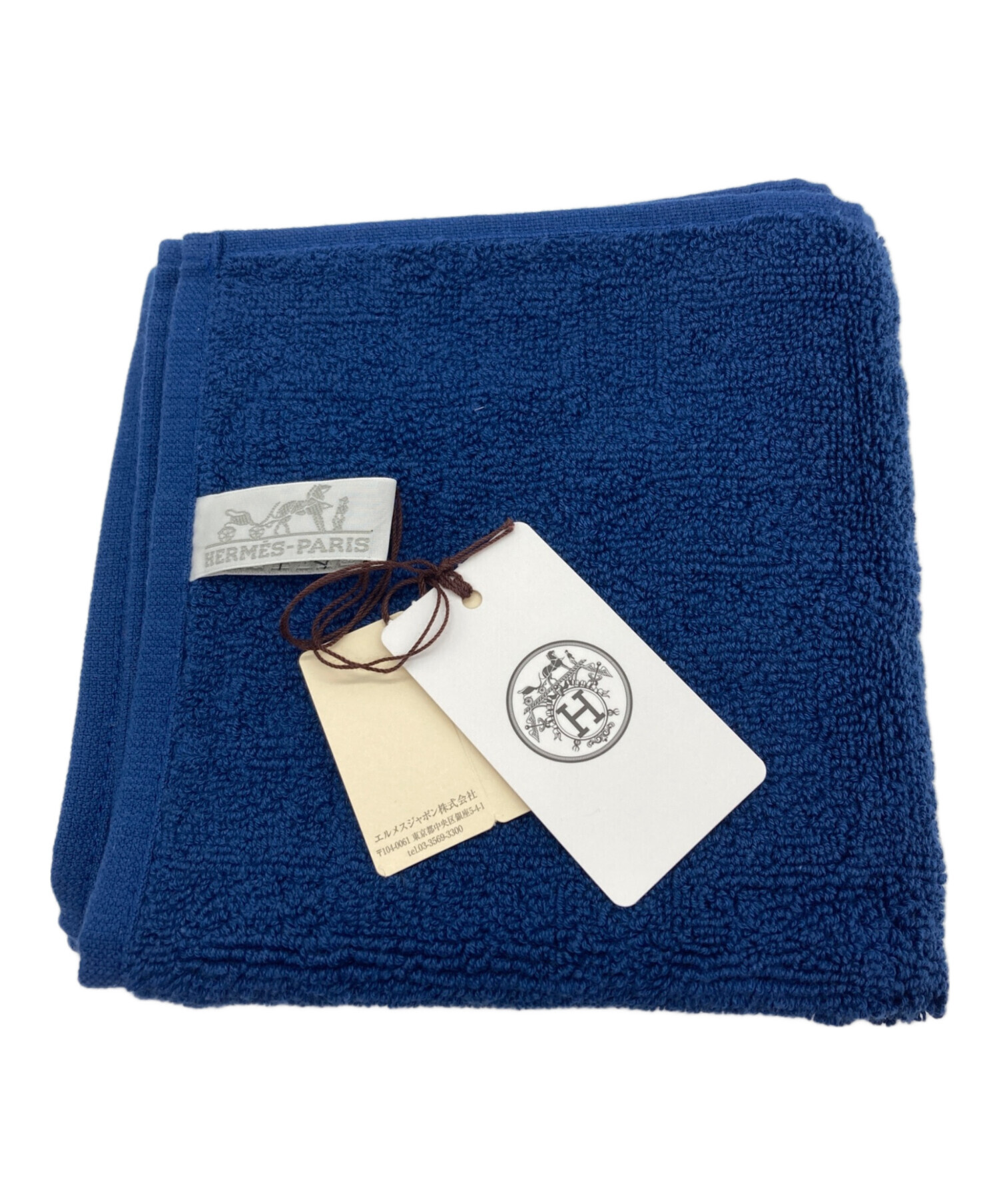 中古・古着通販】HERMES (エルメス) タオルハンカチ 未使用品