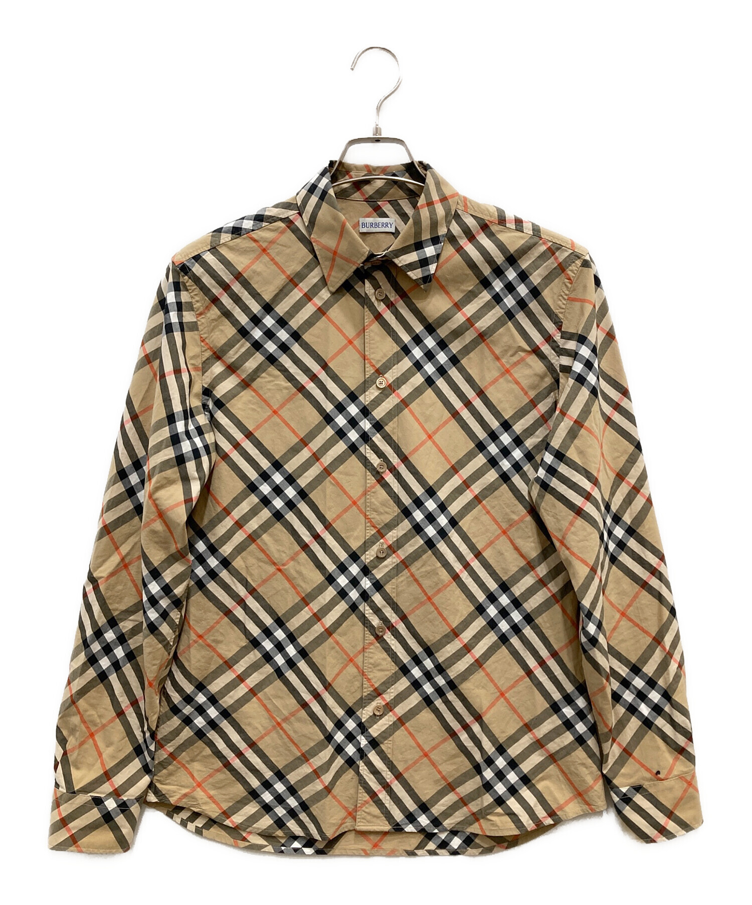 中古・古着通販】BURBERRY (バーバリー) ノバチェックシャツ ベージュ