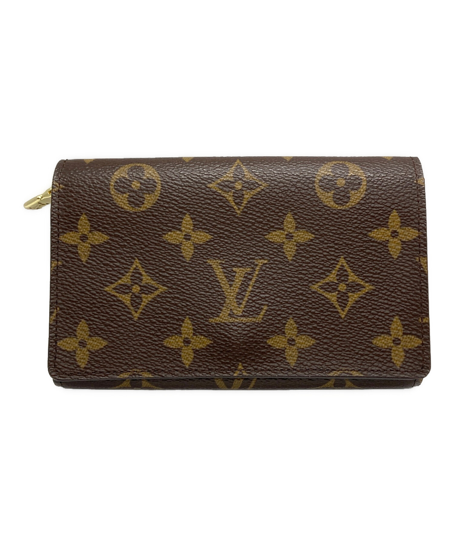 中古・古着通販】LOUIS VUITTON (ルイ ヴィトン) 2つ折り財布 ブラウン