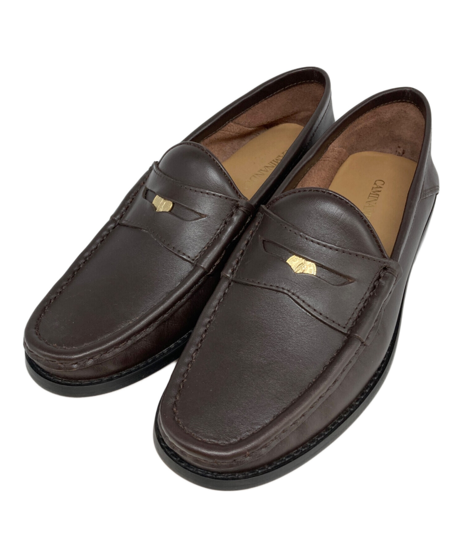 中古・古着通販】Caminando (カミナンド) COIN ローファー ブラウン