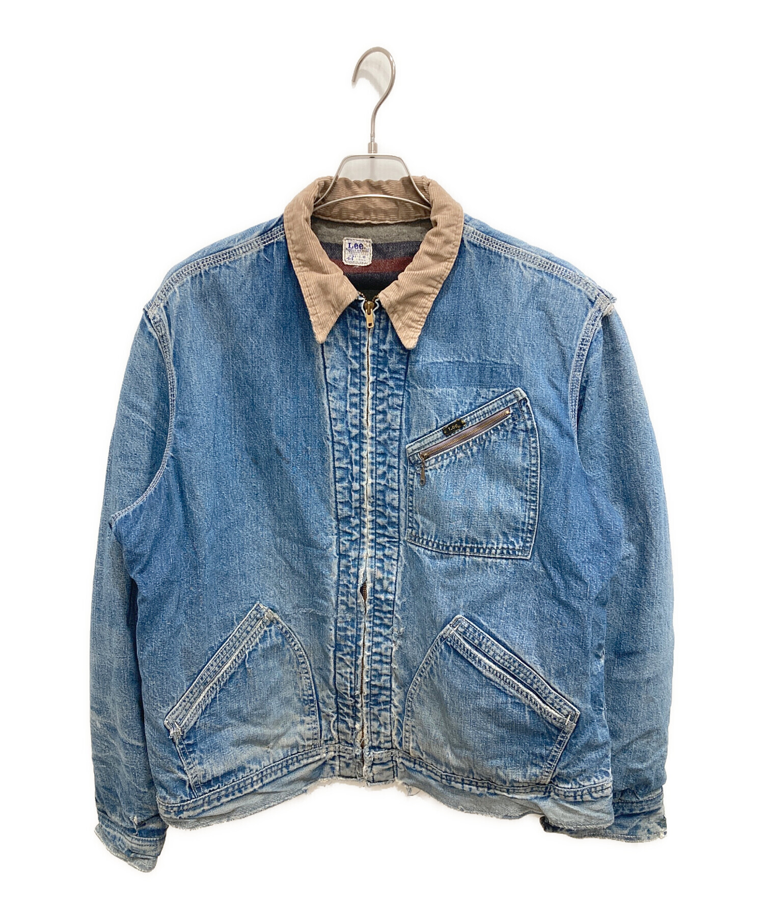 中古・古着通販】LEE (リー) 裏ブランケットデニムジャケット