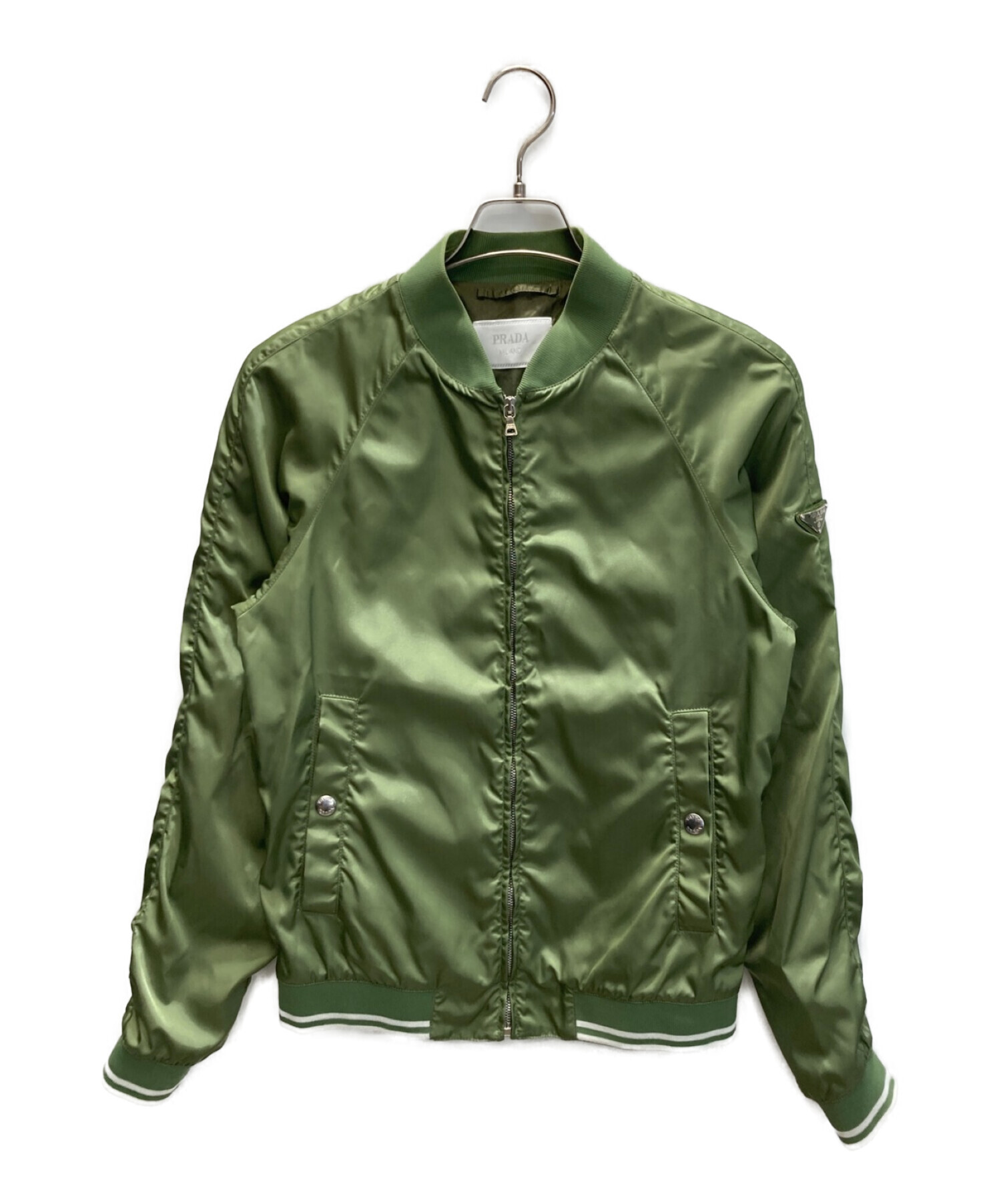 中古・古着通販】PRADA (プラダ) ボンバージャケット カーキ サイズ:44