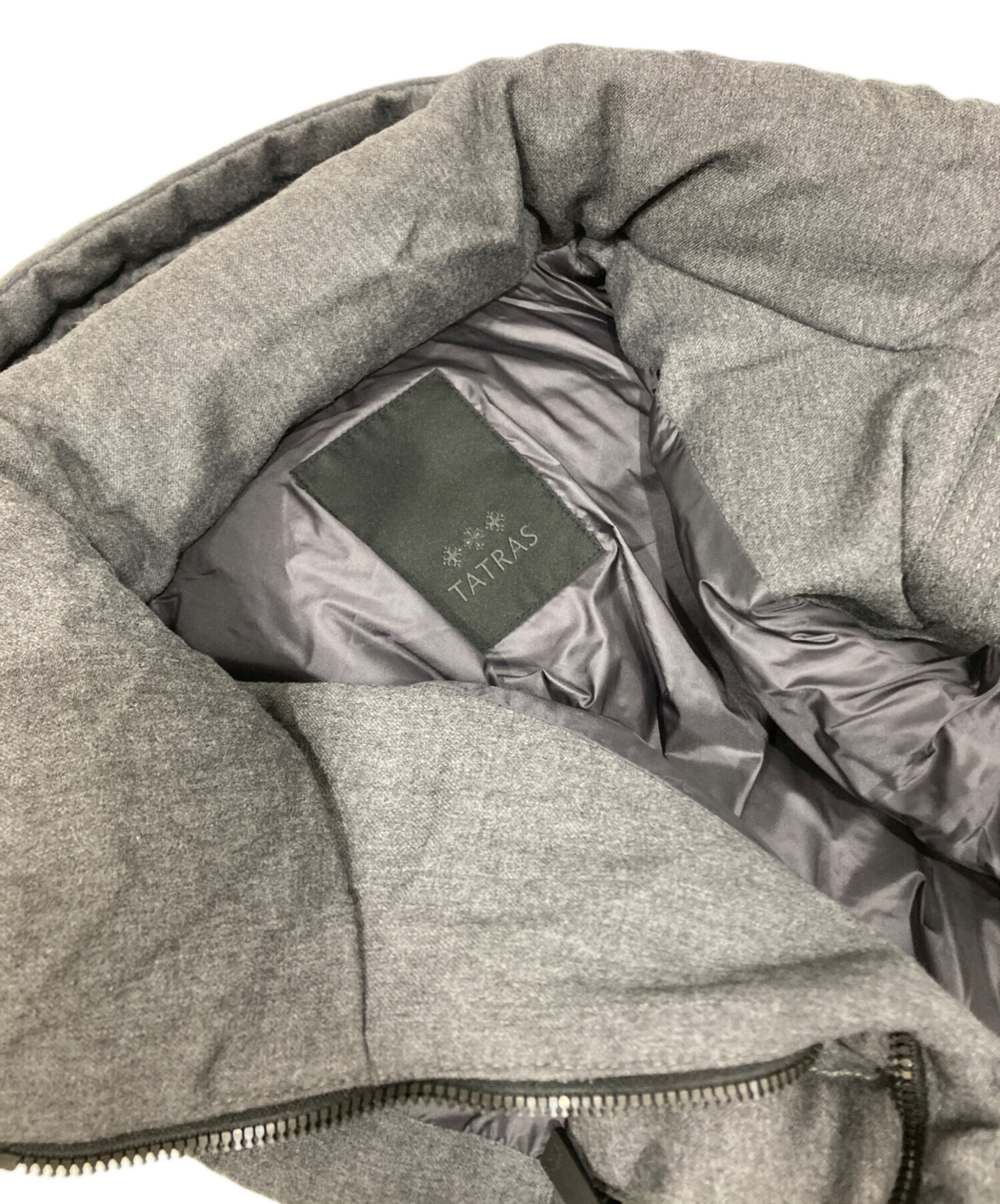 中古・古着通販】TATRAS (タトラス) SOVER ダウンベスト グレー サイズ