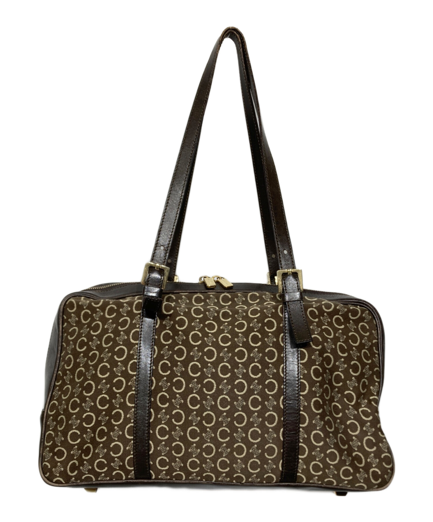 中古・古着通販】CELINE (セリーヌ) Cマカダム柄ミニボストンバッグ