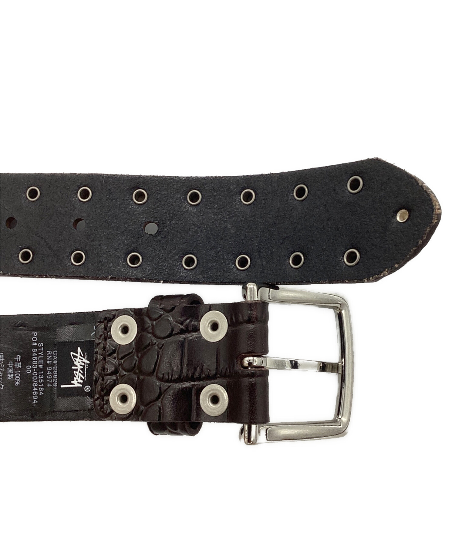 中古・古着通販】stussy (ステューシー) 8 ボールスタッズベルト