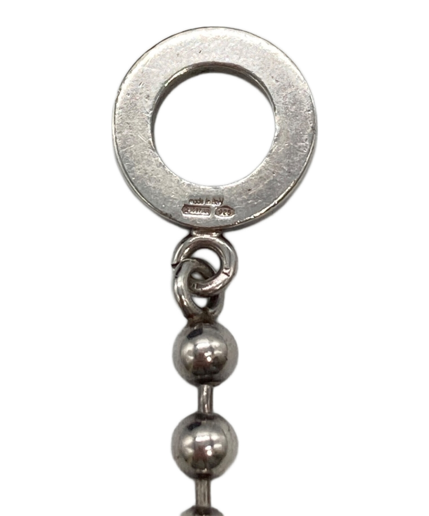 中古・古着通販】GUCCI (グッチ) ボールチェーンブレスレット シルバー