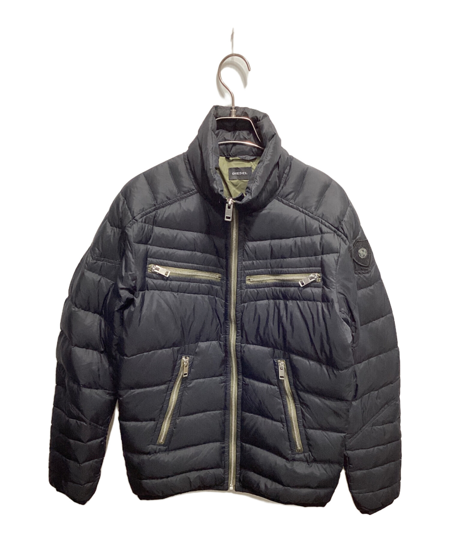 中古・古着通販】DIESEL (ディーゼル) ダウンジャケット ブラック