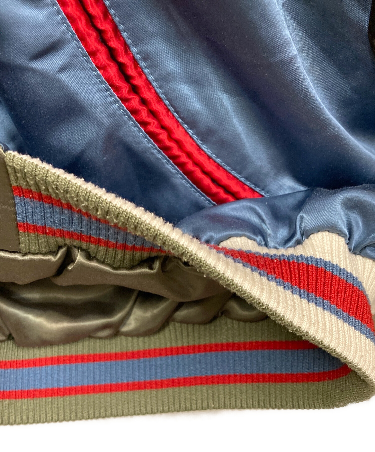 中古・古着通販】DIESEL (ディーゼル) リバーシブルスカジャン カーキ