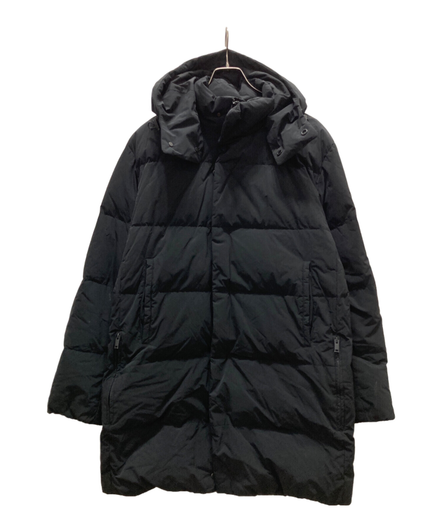 中古・古着通販】theory (セオリー) ダウンコート ブラック サイズ:M