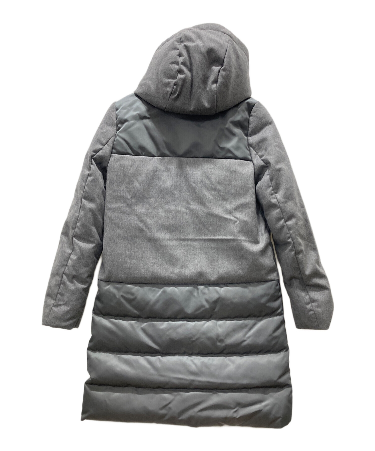 中古・古着通販】theory (セオリー) 切替ダウンコート グレー サイズ:P