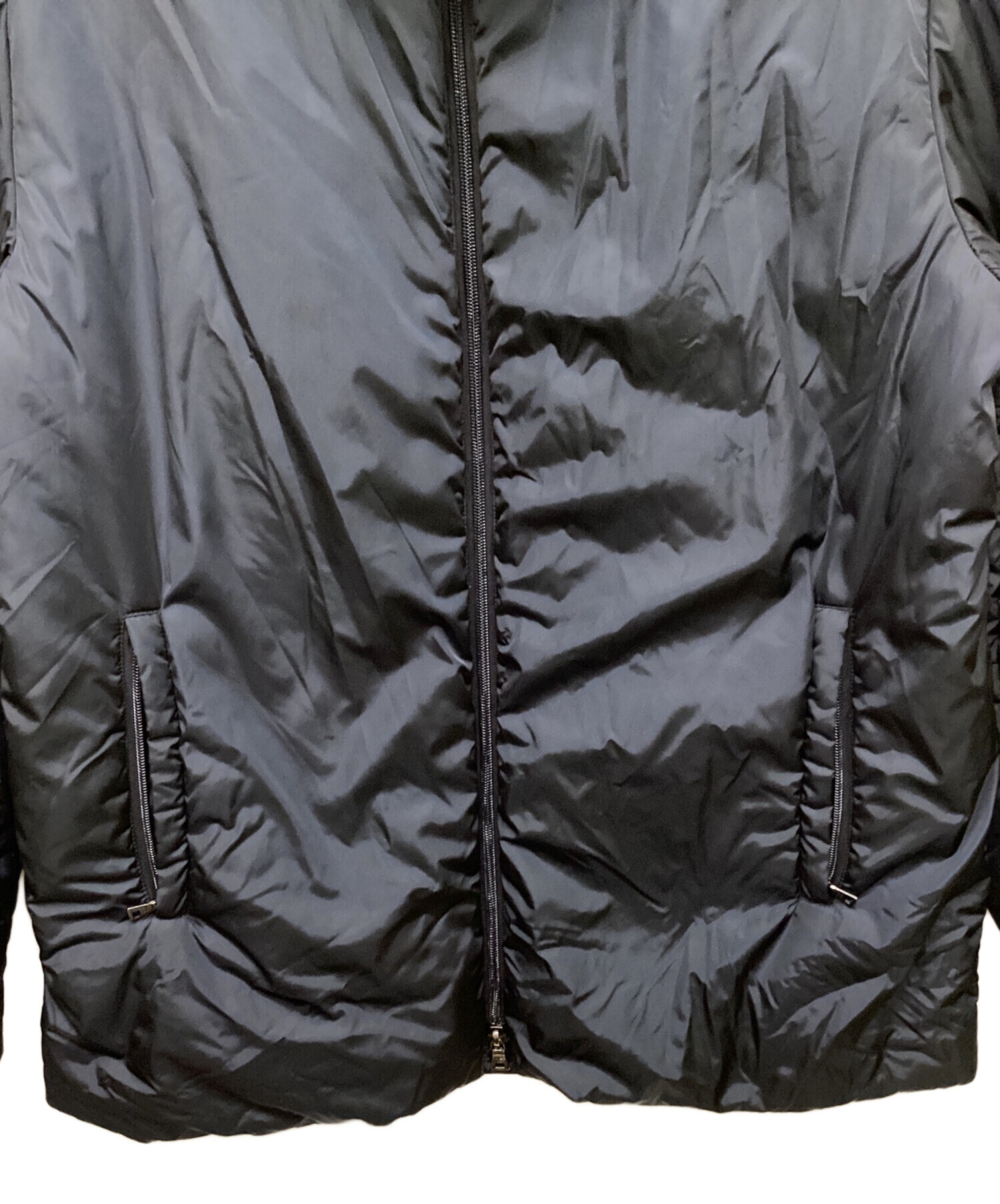 中古・古着通販】PRADA (プラダ) 中綿ナイロンジャケット ネイビー