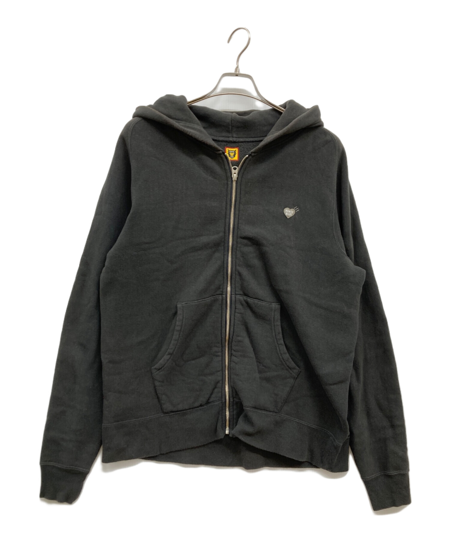 中古・古着通販】HUMAN MADE (ヒューマンメイド) LOGO ZIP HOODIE