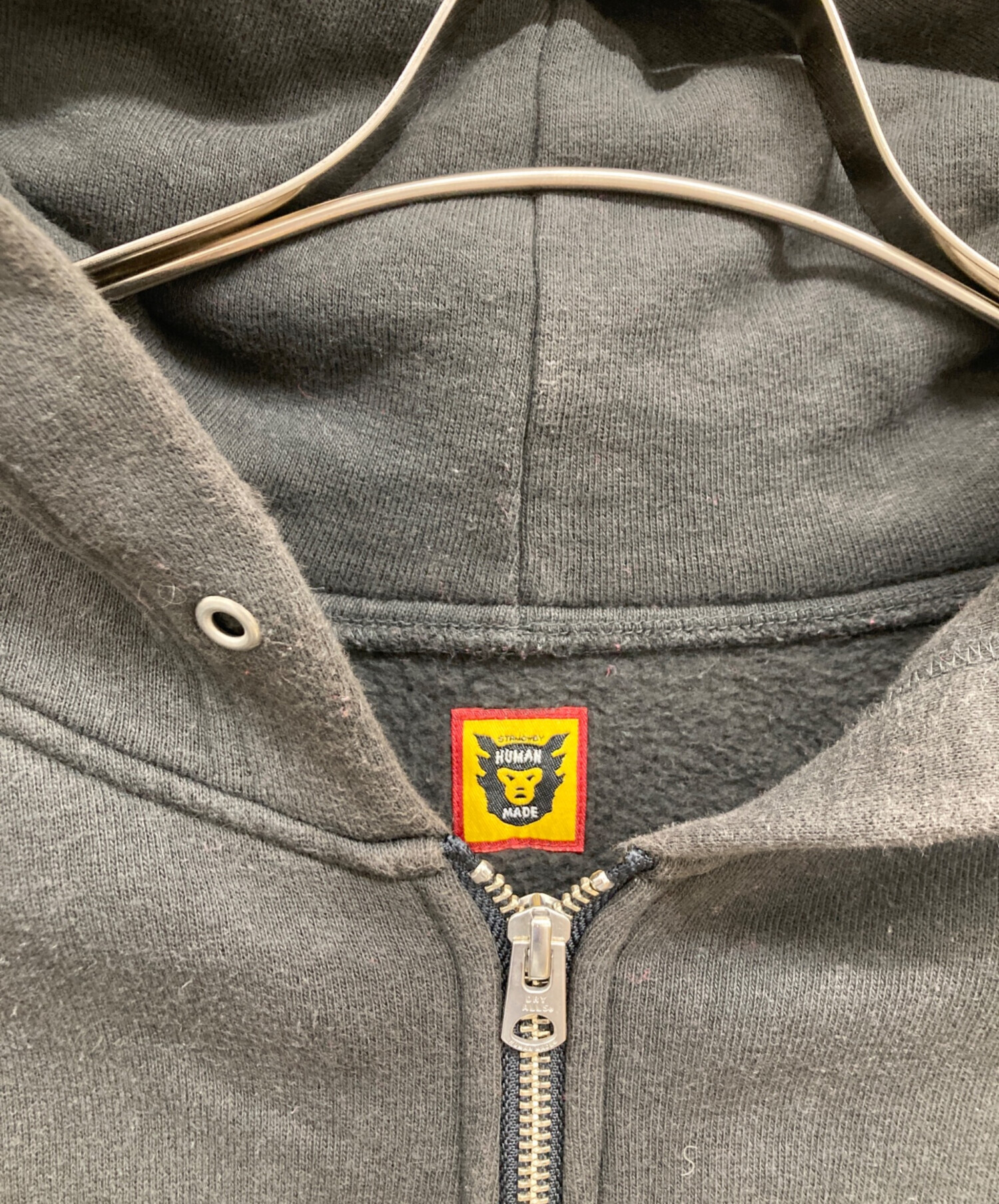 中古・古着通販】HUMAN MADE (ヒューマンメイド) LOGO ZIP HOODIE