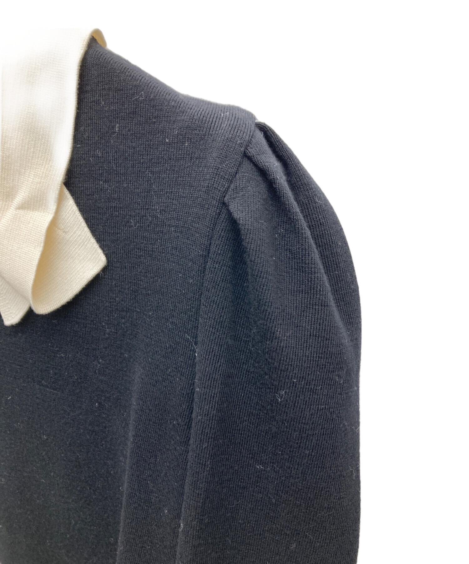 中古・古着通販】FOXEY (フォクシー) シルビアボウ 襟付きニット