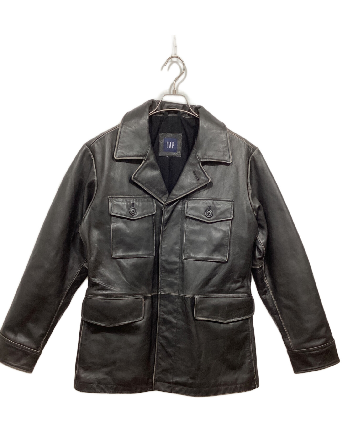 中古・古着通販】OLD GAP (オールドギャップ) カウレザーカーコート