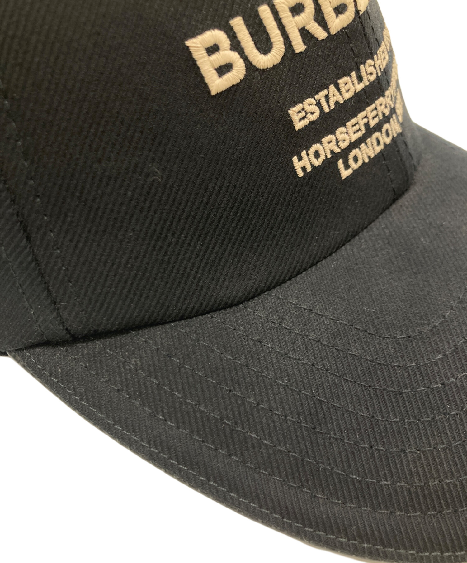 中古・古着通販】BURBERRY (バーバリー) キャップ ブラック｜ブランド