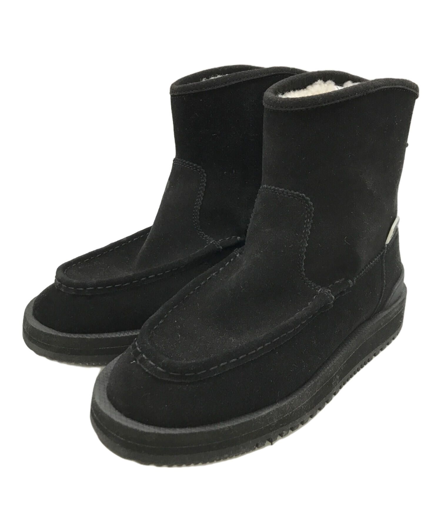 中古・古着通販】suicoke (スイコック) ムートンブーツ ブラック