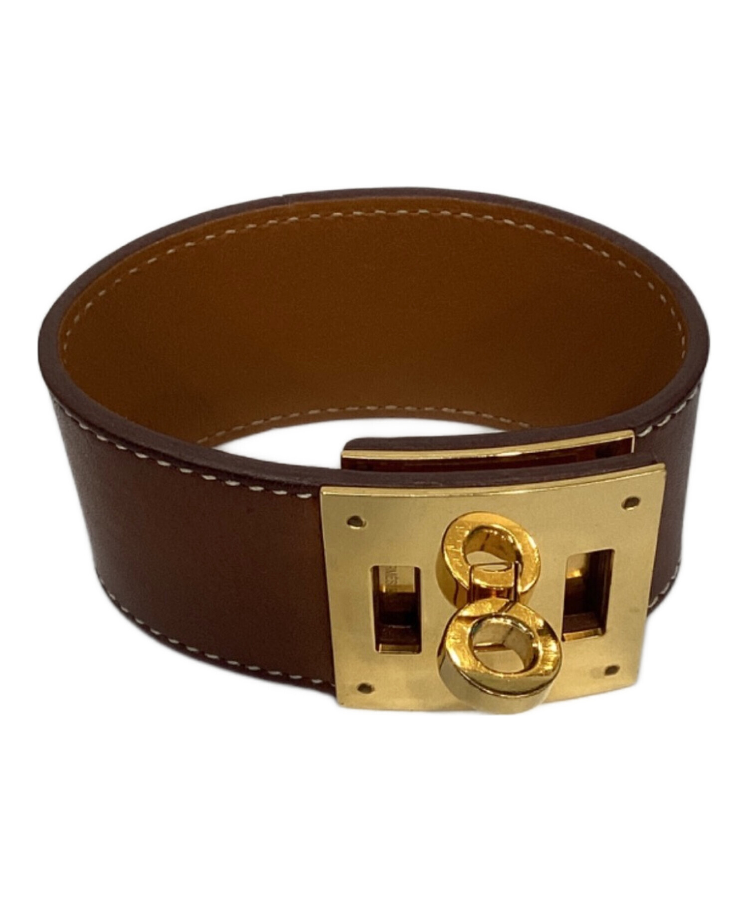 HERMES ケリー バングル ブラウン エルメスケリードッグ ブラウン