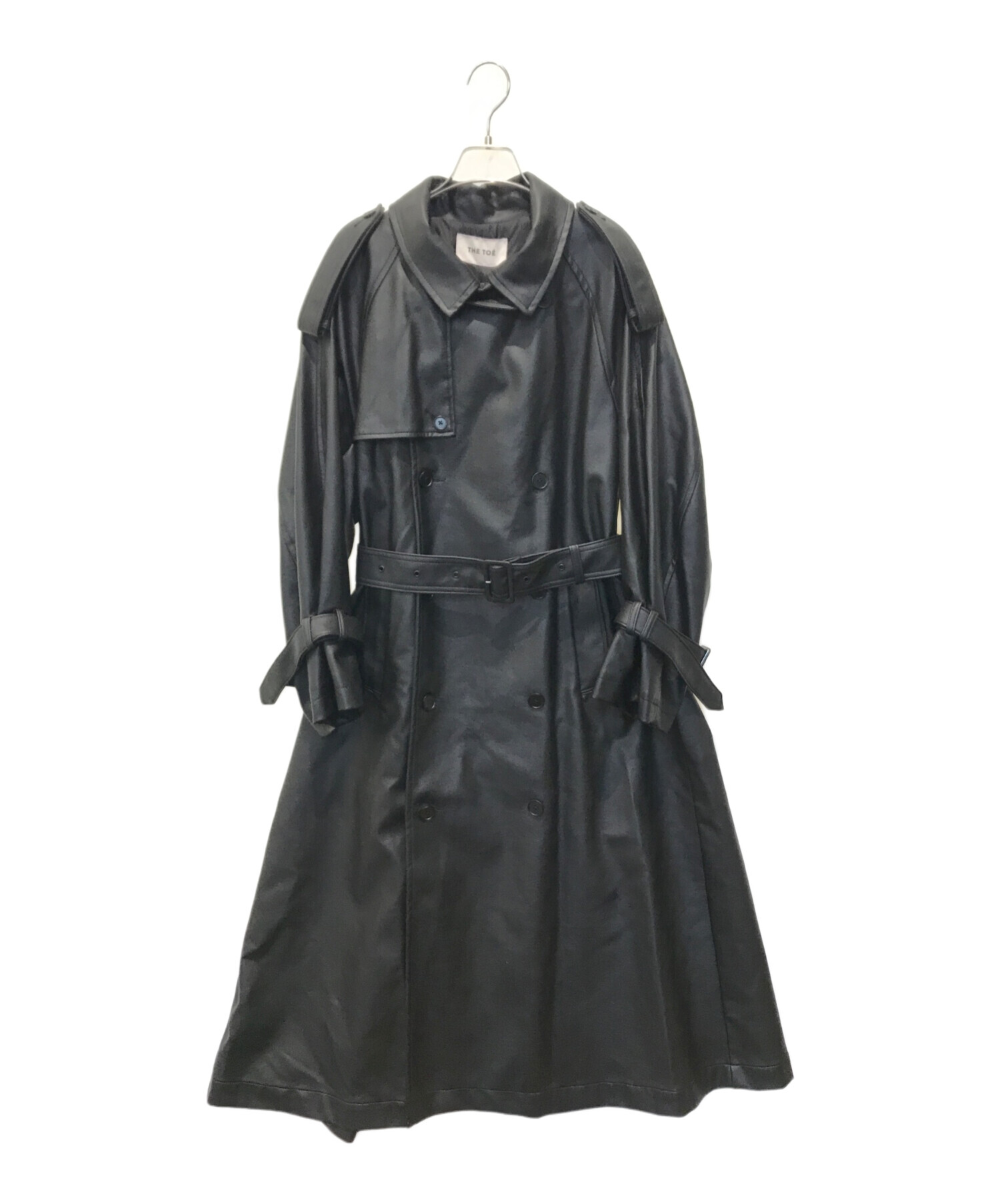 中古・古着通販】THE TOE (ザ・トゥー) AVIGNON TRENCH COAT ブラック