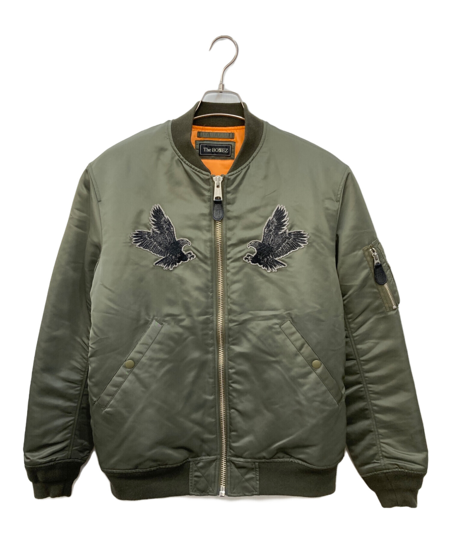中古・古着通販】The BONEZ (ザボーンズ) MA-1ジャケット カーキ