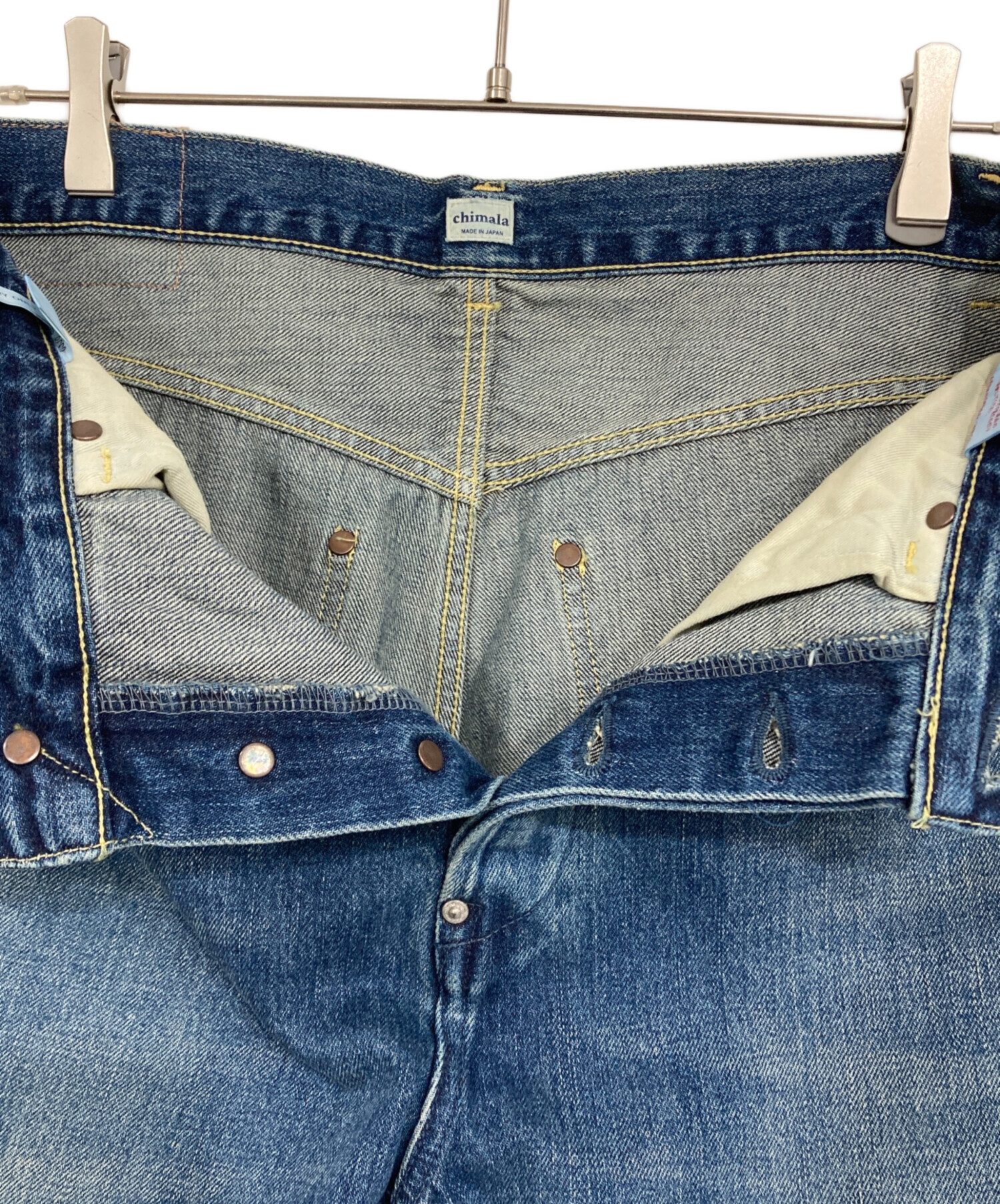 中古・古着通販】chimala (チマラ) SELVEDGE DENIM ブルー サイズ:27