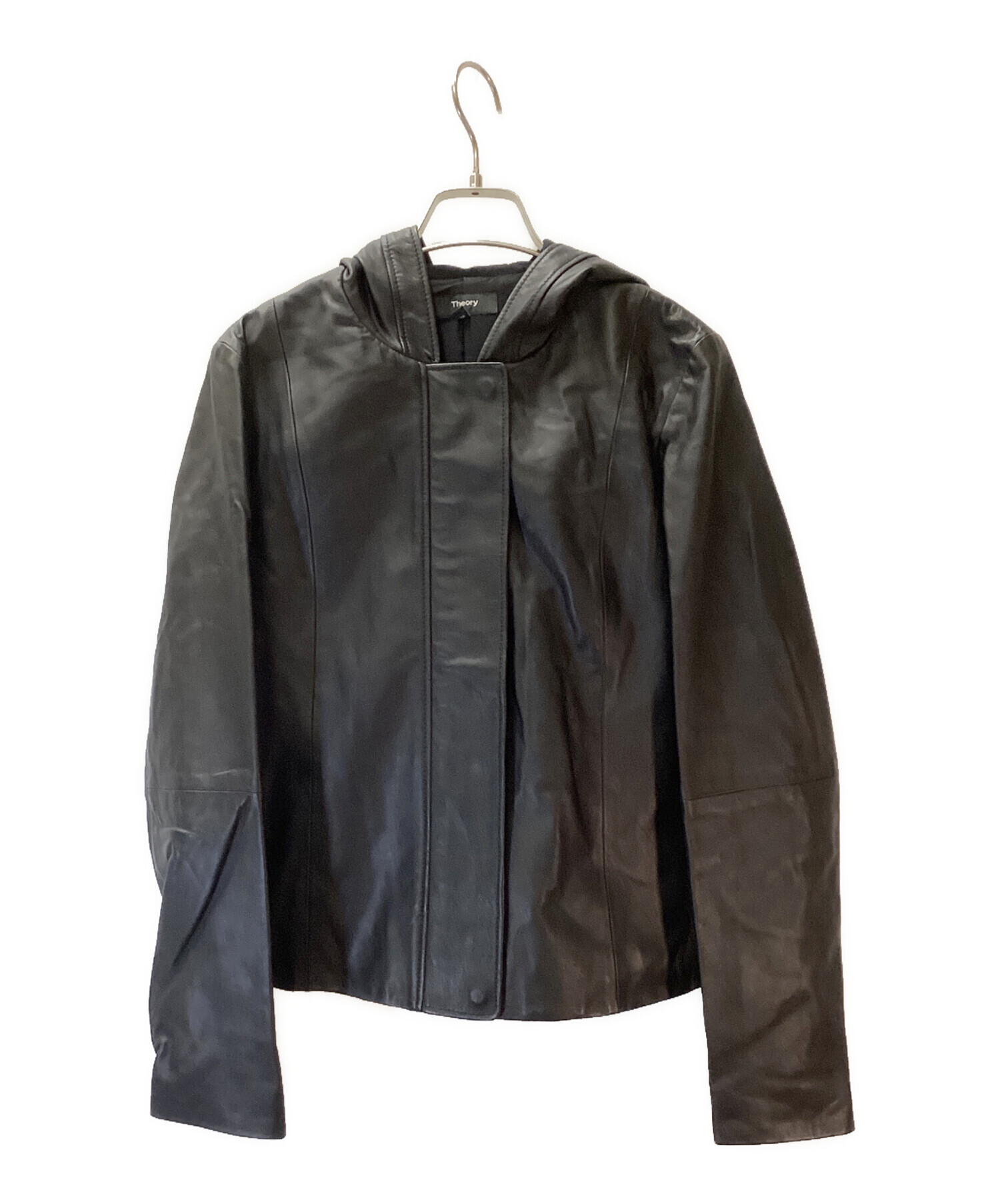 中古・古着通販】theory (セオリー) フード付レザージャケット