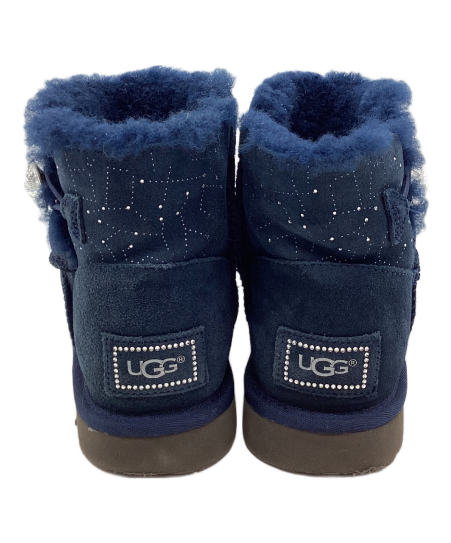 中古・古着通販】UGG (アグ) ムートンブーツ ネイビー サイズ:24