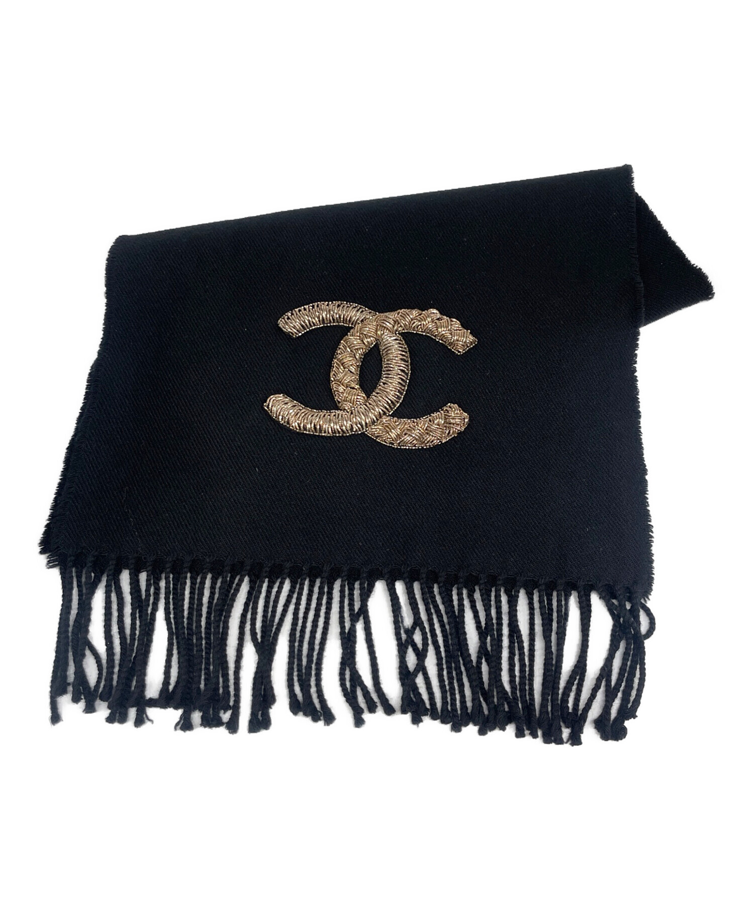 中古・古着通販】CHANEL (シャネル) ウールカシミヤ ココマーク