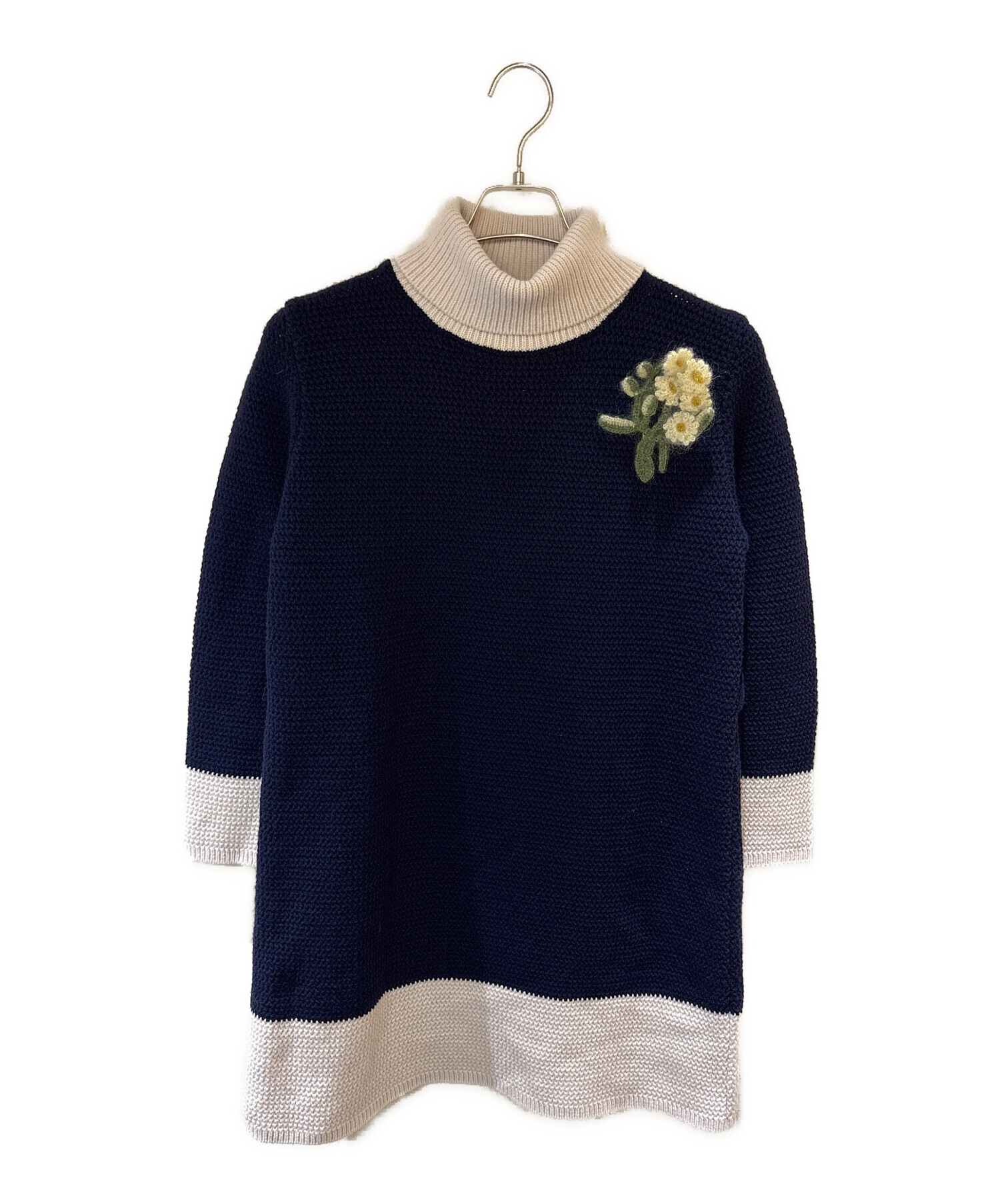 中古・古着通販】GUCCI (グッチ) フラワーエンブロイダリーブローチ付