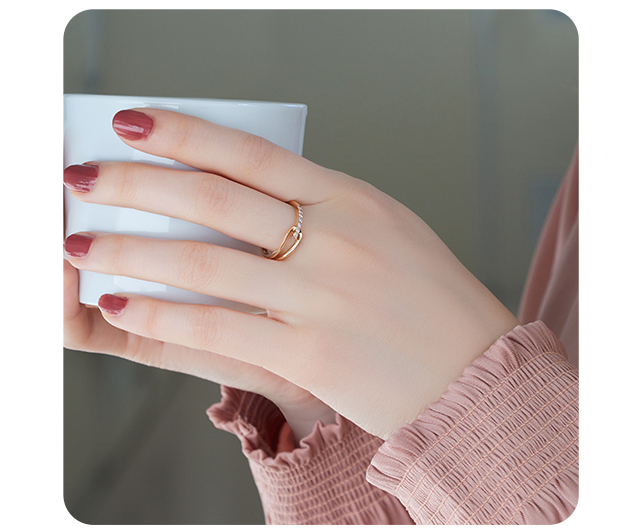 K10イエローゴールドダイヤモンドリング(RFR247-002)|TSUTSUMI