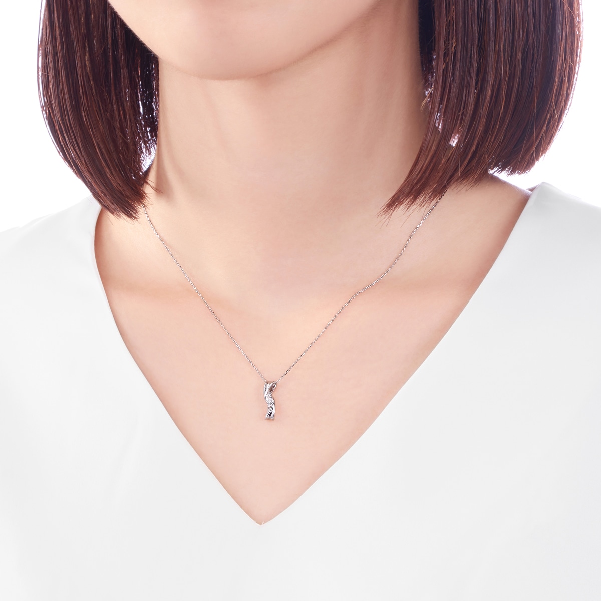 プラチナダイヤモンドネックレス(RPN837-002)|TSUTSUMI（ジュエリー