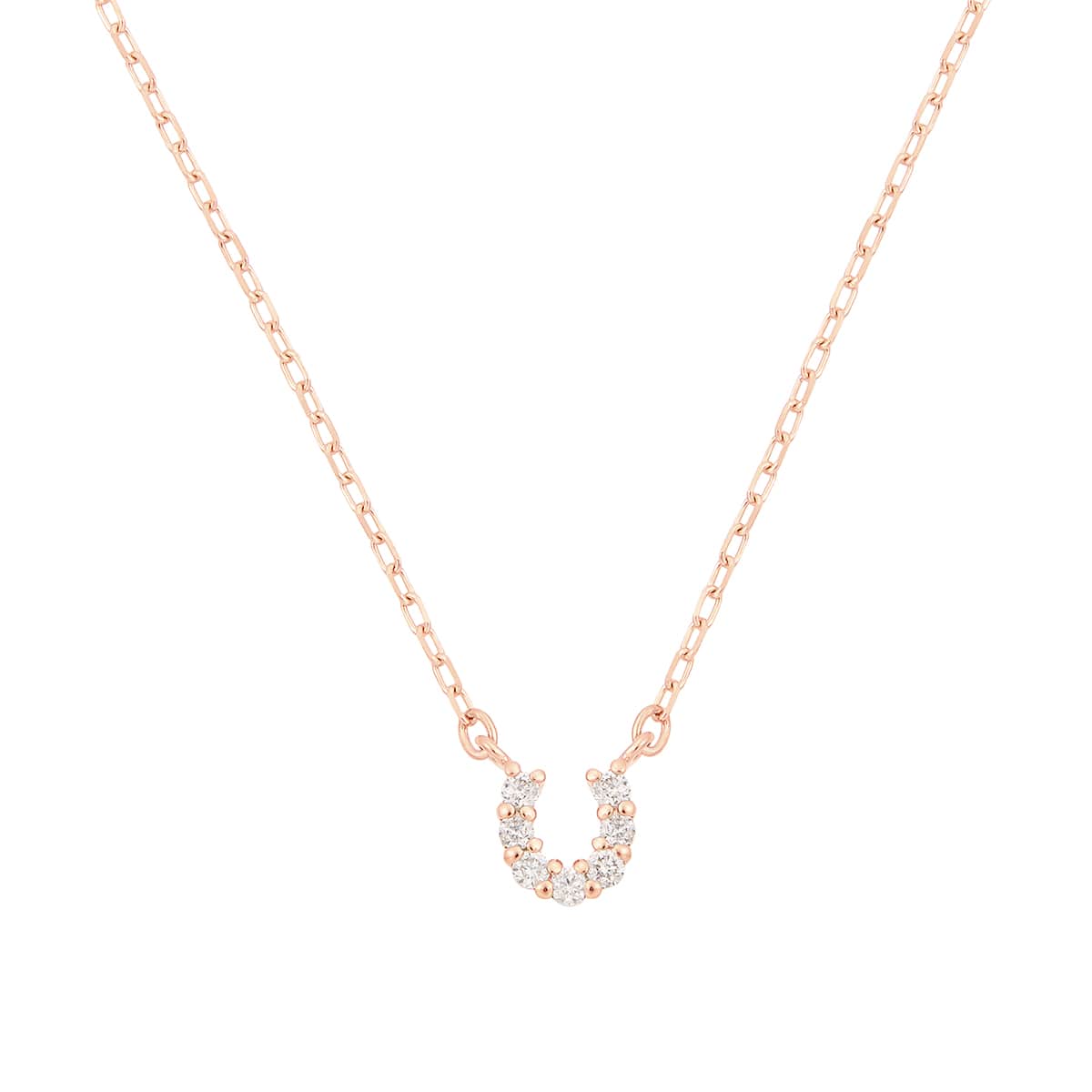 K10ピンクゴールドダイヤモンドネックレス(RPN402-001)|TSUTSUMI