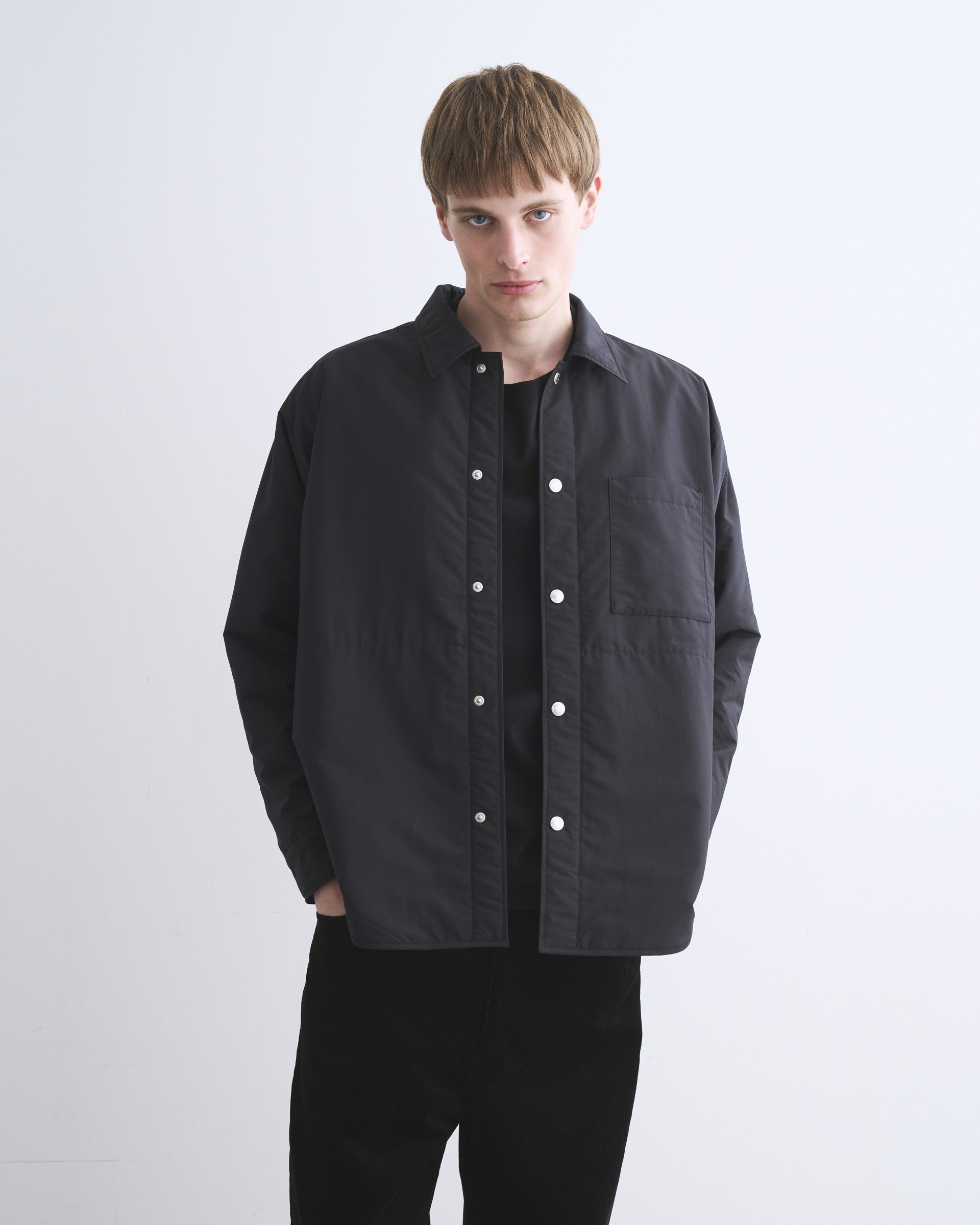 UNIONWEAR】SHIRT 001 QTD シャツ 001 QTD｜ブラック｜メンズ