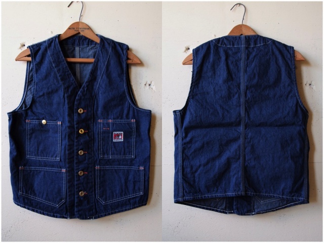 TCB jeans] Foremen Vest, Denim / Engineer Vest【UNCLE JOHN】通販