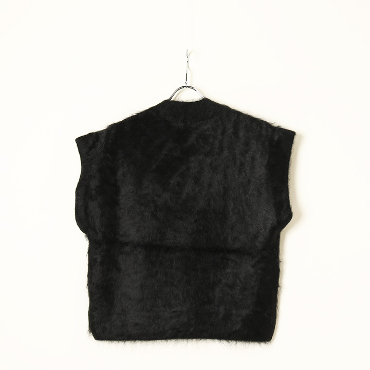 SOLD}BLAMINK ブラミンク PRE 7Gカシミヤファーノースリーブニット