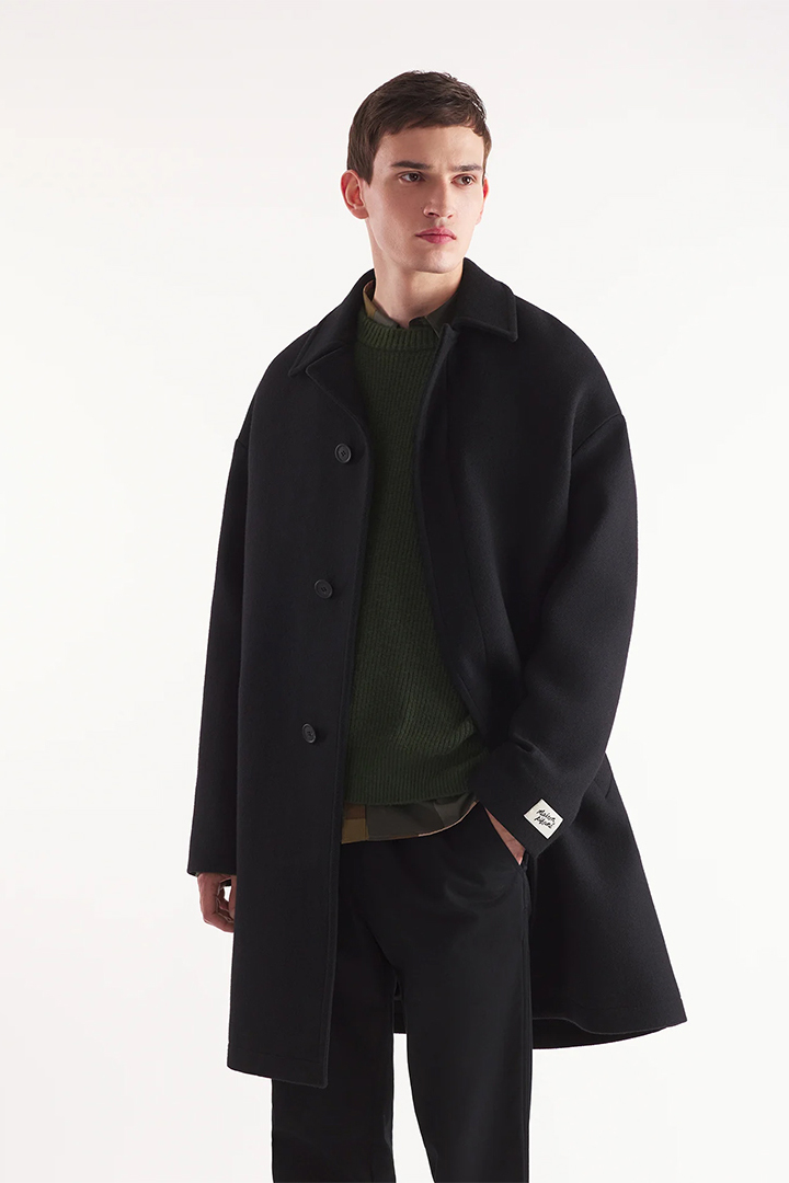 SOLD}MAISON KITSUNE メゾンキツネ ウール コート{-BDA} - underbar