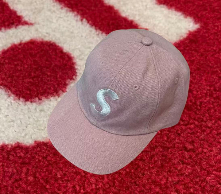 Supreme Pigment Coated S Logo 6-Panel Pink FW25 – UniqueHype