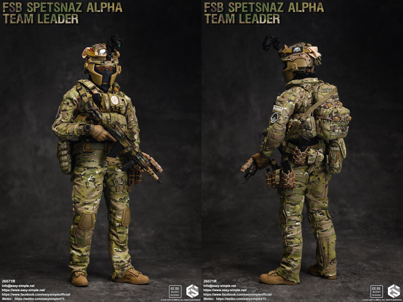 EASY&SIMPLE】26071R FSB ALPHA TEAM LEADER 1/6スケールミリタリー