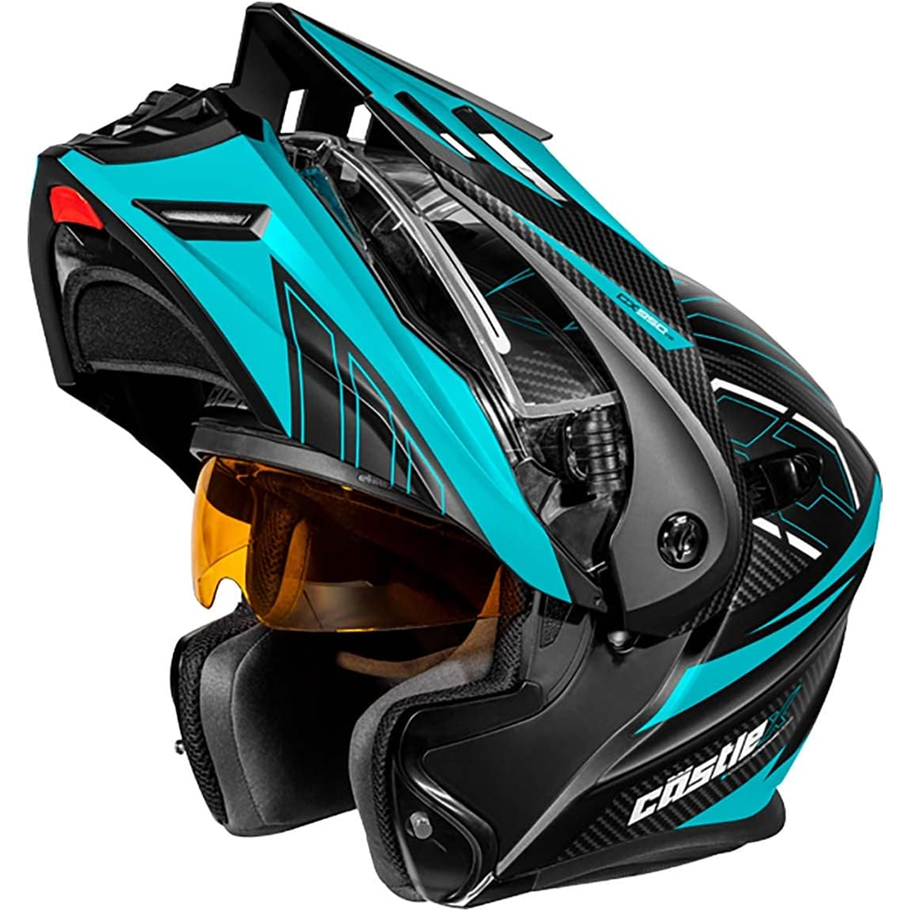 Castle X CX950 V2 Fierce Modular Dual-Sport Helmet W/Electric Lens
