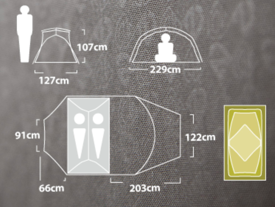 NEMO DAGGER RIDGE PORCH 2P 3P ニーモ ダガー リッジポーチ 2P ＆ 3P