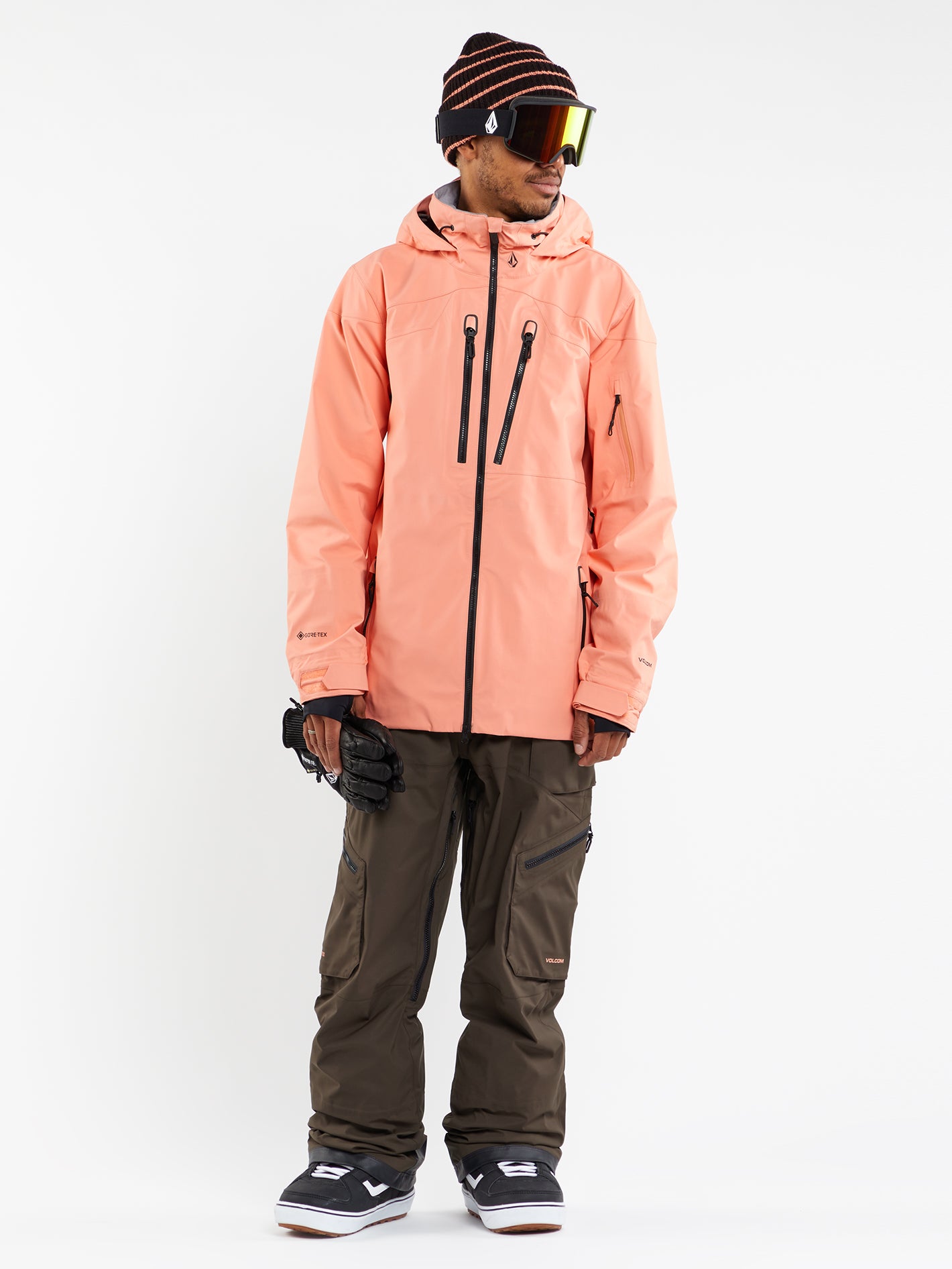 Guch Stretch Gore-Tex Jacket - PEACH - Men - Volcom EU – Volcom Europe