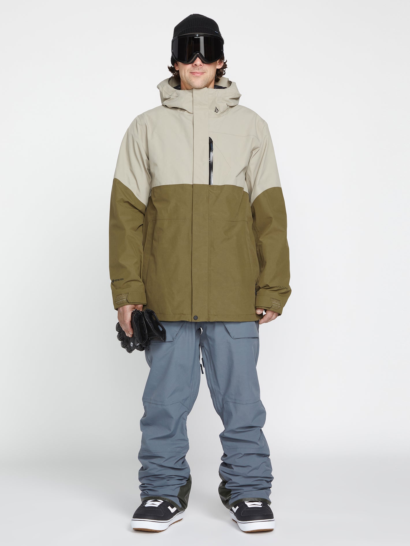 L Gore-Tex Jacket - Dark Khaki | Volcom Europe
