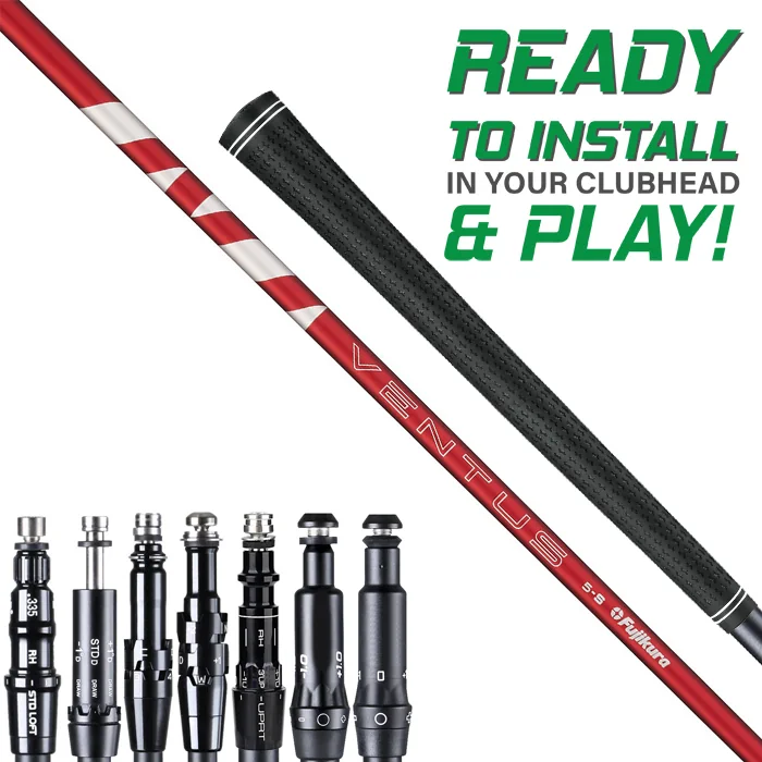 Fujikura Ventus Red 5 w/ Velocore Plus w/ Adapter Tip & Grip