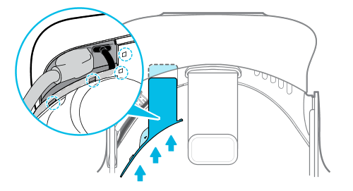 USB デバイスを VIVE Pro Eye HMD に接続する