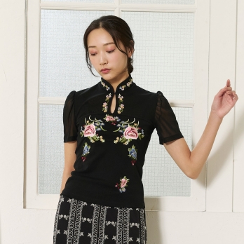 レア】VIVIENNE TAM ネイビー✨ ビーズチューブトップ✨ レア