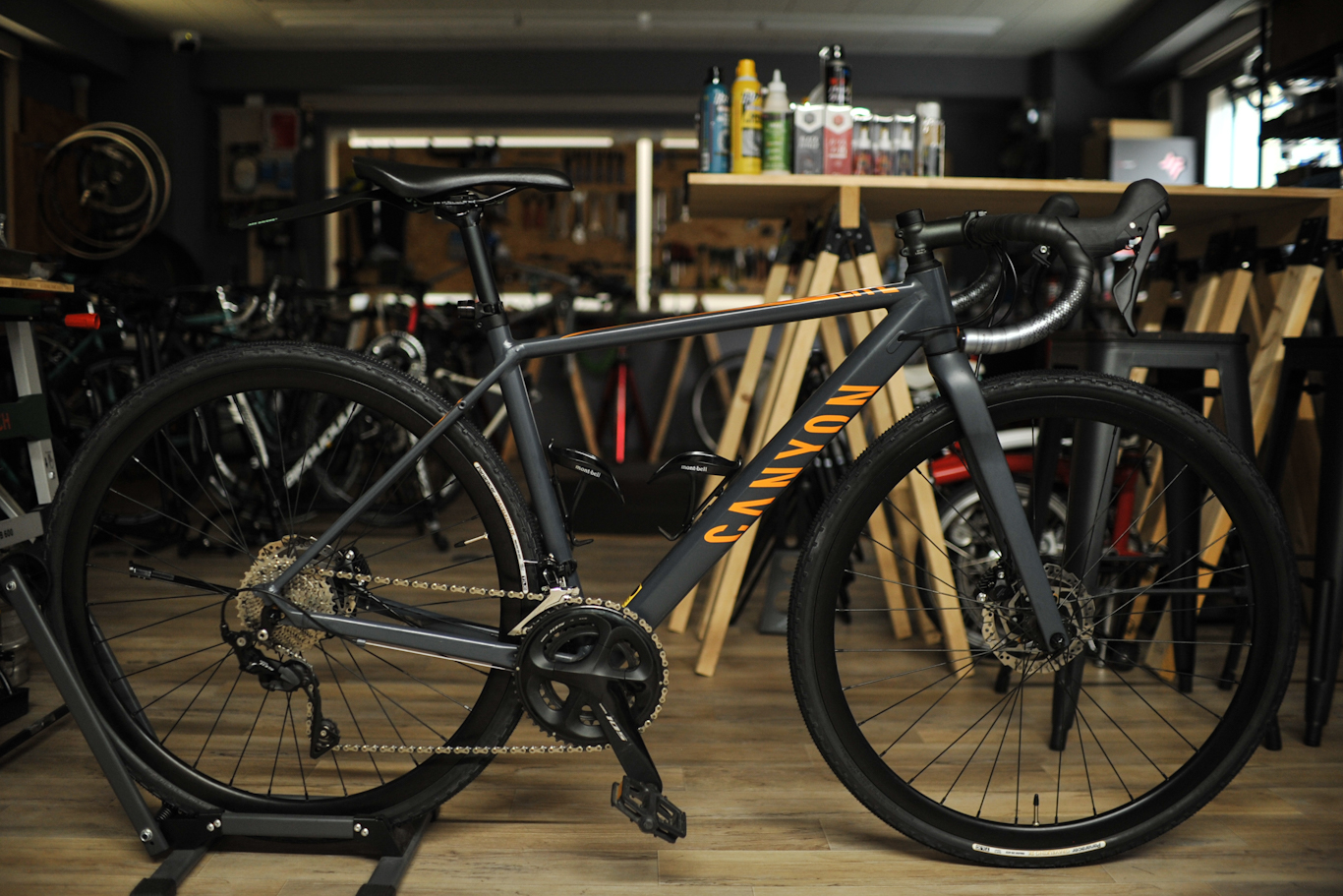 CANYONの人気クロスバイクROADLITEをドロップハンドルにアップグレード